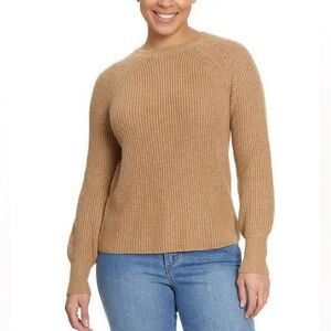 Jessica Simpson Women's Camel Crew Neck Sweater